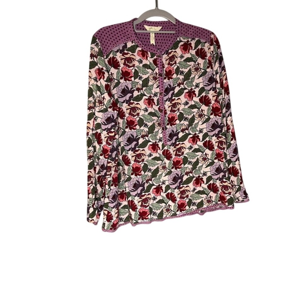 Matilda Jane Dusk or Dawn floral print blouse